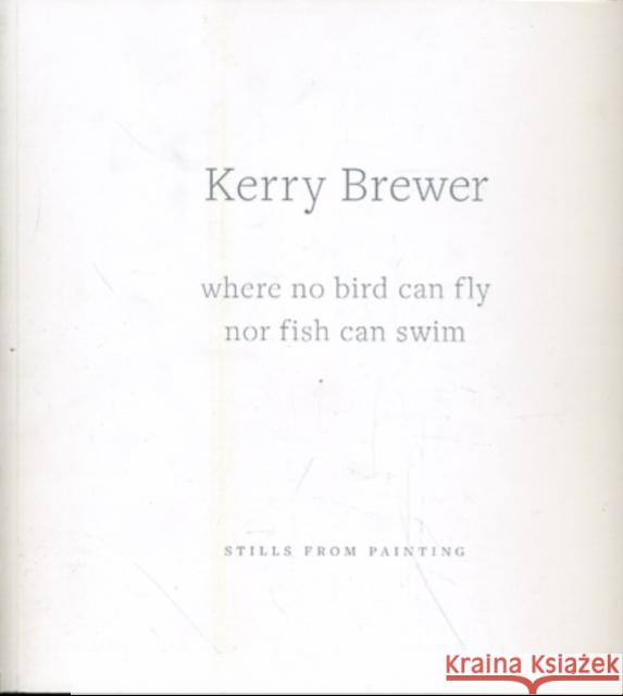 Where No Bird Can Fly Nor Fish Can Swim: Stills from Painting Brewer, Kerry 9780955339325 Paul Holberton Publishing