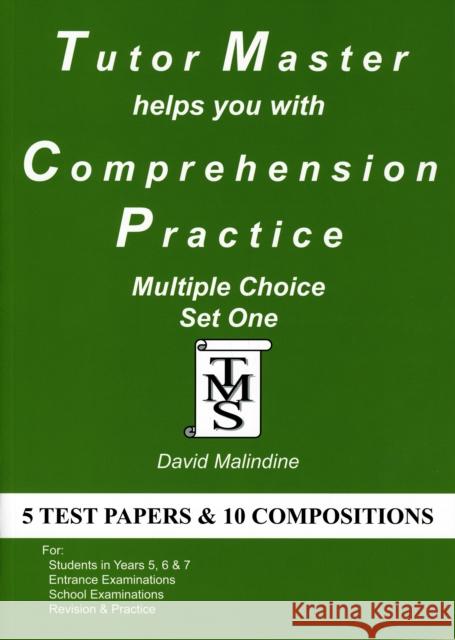 Tutor Master Helps You with Comprehension Practice David Malindine 9780955590948 Tutor Master Services