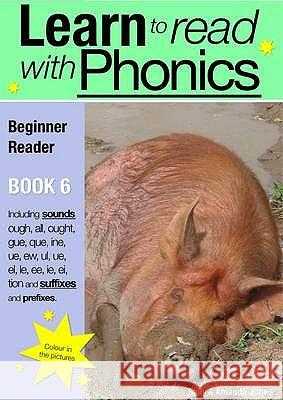 Learn to Read Rapidly with Phonics: Beginner Reader Book 6. A fun, colour in phonic reading scheme Jones, Sally 9780956115089 GUINEA PIG EDUCATION