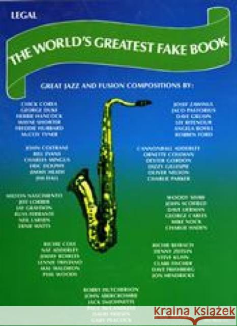 The World's Greatest Fake Book  9780961470111 Sher Music Co ,U.S.