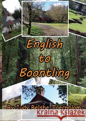 English to Boontling Judy Belshe-Toernblom 9780965553025