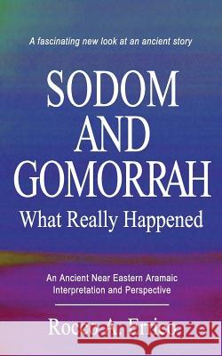 Sodom and Gomorrah: What Really Happened Dr Rocco a. Errico 9780976008095 Noohra Foundation