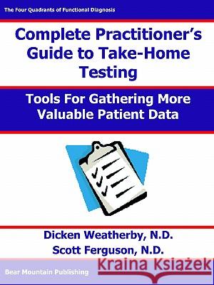 Practitioner's Guide to Take-Home Testing Weatherby, Richard 9780976136774 Weatherby & Associates, LLC