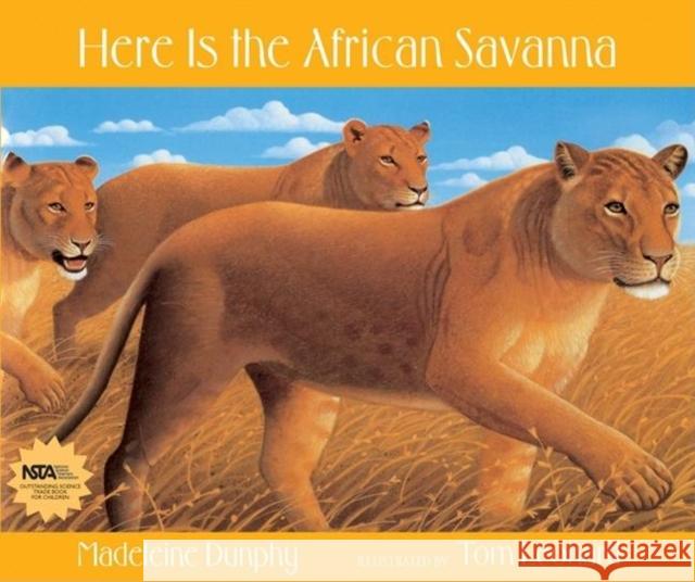 Here Is the African Savanna Madeleine Dunphy Tom Leonard 9780977379521 Web of Life Children's Books