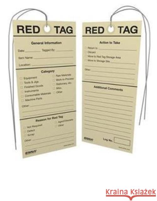 ISO 5S Tags Enna 9780978146009 Productivity Press