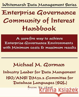 Enterprise Governance Michael M Gorman   9780978996871