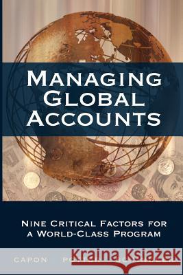 Managing Global Accounts Professor Noel Capon 9780979734434