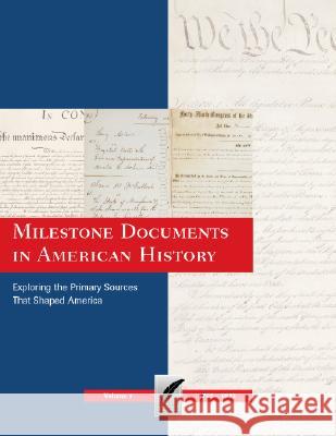 Milestone Documents in American History: Print Purchase Includes Free Online Access Paul Finkelman Bruce Lesh 9780979775802