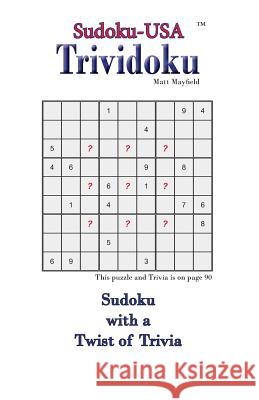 Trividoku Matt Mayfield 9780981535104 Sudoku-USA
