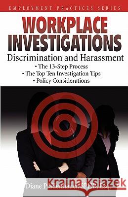 Workplace Investigations: Discrimination and Harassment Diane Pfadenhauer 9780981583105