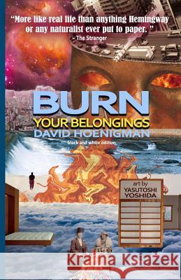 Burn Your Belongings David F. Hoenigman Yasutoshi Yoshida 9780982077580 Jaded Ibis Press