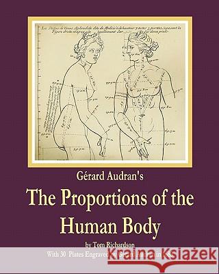 Gerard Audran's The Proportions of the Human Body Audran, Gerard 9780982167878 Tom Richardson