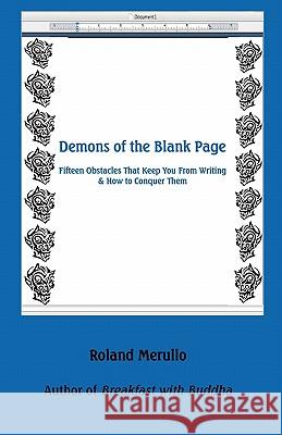 Demons of the Blank Page Roland Merullo 9780983677406 Pfp Publishing