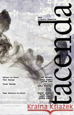 Tacenda Literary Magazine Zoe Orfanos 9780983776925 Bleakhouse Publishing