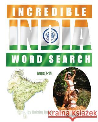 Incredible India Word Search Anisha Durve 9780984892334