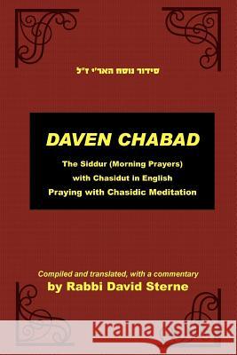 Daven Chabad David H. Sterne 9780985593322 Jerusalem Connection