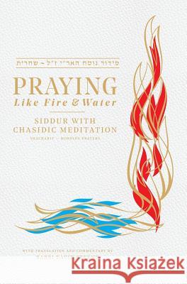 Praying like Fire and Water: Siddur with Chassidic Meditation Rabbi David H Sterne, R' David H Sterne, MS Uriela Sagiv 9780985593391 Jerusalem Connection