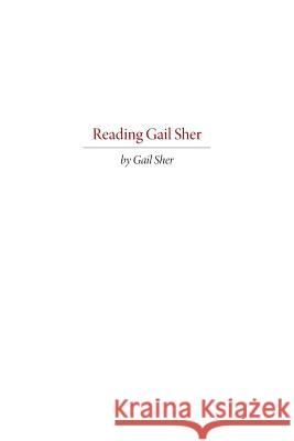 Reading Gail Sher Gail Sher 9780985884390 Night Crane Press