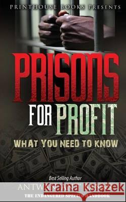 Prisons for Profit: What you need to know! Bank$, Antwan 'Ant '. 9780986134098 VIP Ink Publishing Group, Inc. / Printhouse B