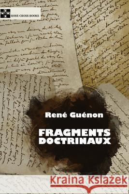 Fragments doctrinaux Guenon, Rene 9780986587221