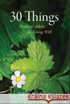 30 Things: Practical Advice for Living Well William H. Schaberg 9780988115743 Rebellion Dogs Publishing