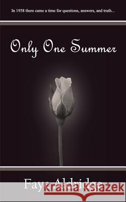 Only One Summer Faye Aldridge 9780988742864