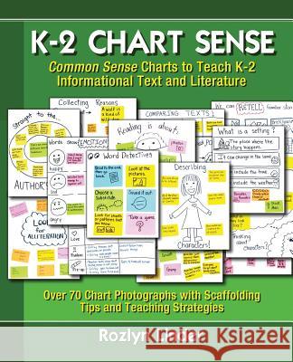 K-2 Chart Sense: Common Sense Charts to Teach K-2 Informational Text and Literature Rozlyn Linder 9780988950542 Literacy Initiative LLC