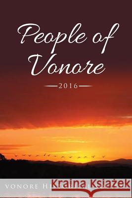 People of Vonore 2016 Vonore Historical Society Matt Deato 9780989254236 Notaed Press