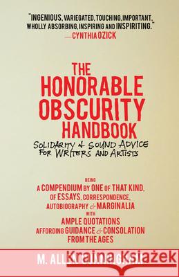 The Honorable Obscurity Handbook Cunningham, M. Allen 9780989302302 Atelier26