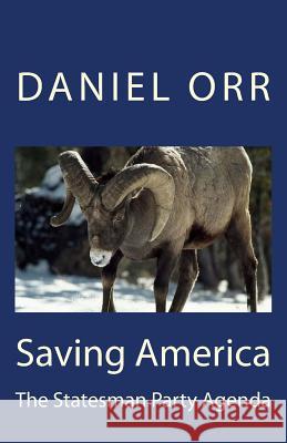 Saving America: The Statesman Party Agenda Daniel Orr 9780991195435 Casey
