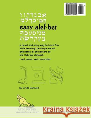 easy alef-bet Samuels, Linda 9780992758684 Pato Press