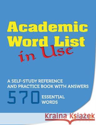 Academic Word List in Use    9780993366819 Ieltsedits