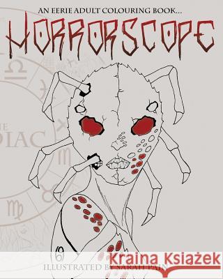 Horrorscope: An Eerie Adult Colouring Book Sarah Pain   9780994353894 Port Campbell Press