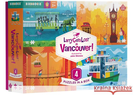 Larry Gets Lost in Vancouver Puzzle: 4 Puzzles in a Box John Skewes 9780995340077