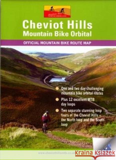 Cheviot Hills Mountain Bike Orbital Map: Waterproof Route Map Ted Liddle 9780995748545