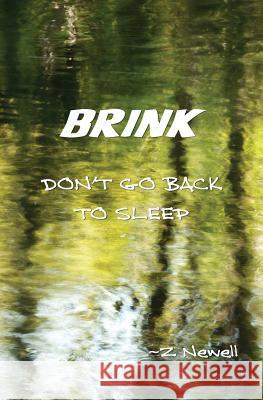 Brink: Don't Go Back to Sleep Z. Newell 9780996237505 Blue Skyz Unlimited