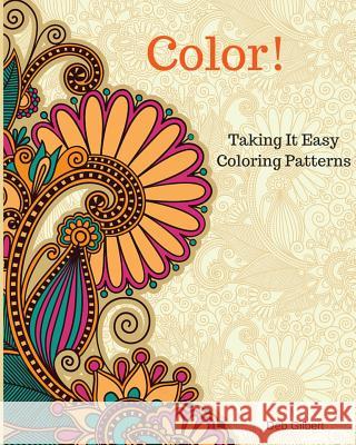 Color! Taking It Easy Coloring Patterns Deb Gilbert 9780996670814 Heller Brothers Publishing