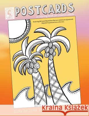 Postcards: coloring book for creative adults Citron, Menucha 9780998079431 Menucha Citron