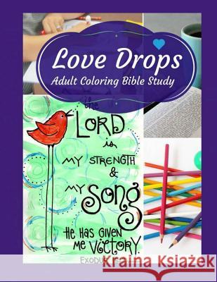 Adult Coloring Bible Study: Love Drops Leslie Eaton Nicole Plymesser Nelson 9780998090504