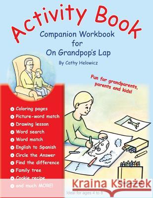 Activity Book, Companion Workbook for On Grandpop's Lap Helowicz, Cathy 9780998132235 Ocean Crest Publishing