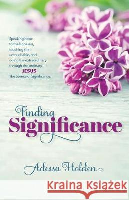 Finding Significance Adessa Holden 9780998849263