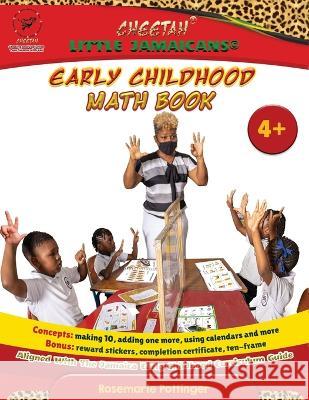 CHEETAH Early Childhood Math Book 4+ Rosemarie Pottinger 9780998913018 Cheetah Purrrrrrr Publishing