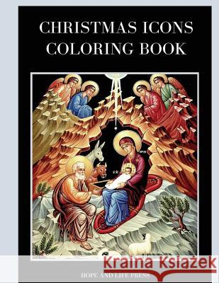 Christmas Icons Coloring Book Angelo Stagnaro 9780999044728 Hope and Life Press