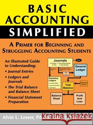 Basic Accounting Simplified: A Primer For Beginning and Struggling Accounting Students Gary Lesser Alvin Lesser 9780999322956 Gsl Galactic Publishing