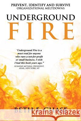 Underground Fire: Prevent, Identify and Survive Organizational Meltdowns Beth E. Chase 9780999792902 Chase Advancement Services
