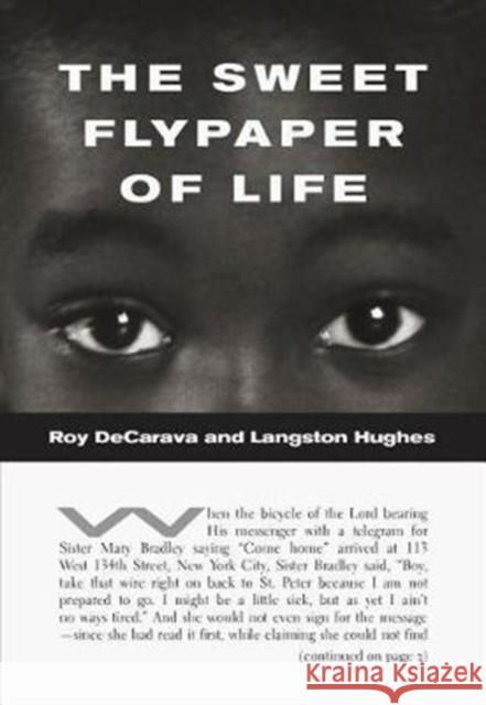 The Sweet Flypaper of Life Roy Decarava Langston Hughes Sherry Turner Decarava 9780999843819 David Zwirner