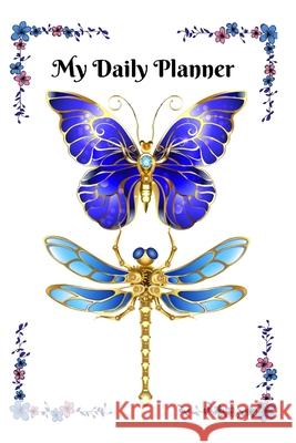 Blue and Gold Butterfly and Dragonfly Planner Treehouse Books Melanie Voland 9781006002588