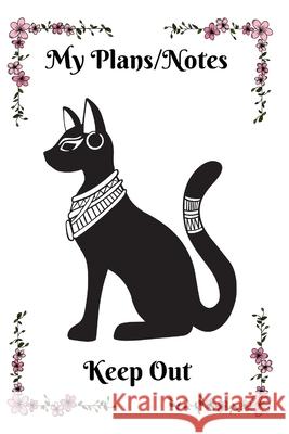 Egyptian Cat Bastet Planner/Notebook With Pink Frame Treehouse Books Melanie Voland 9781006002816