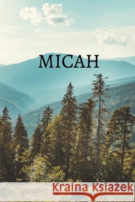 Micah Bible Journal Shasta Medrano 9781006125850 Blurb