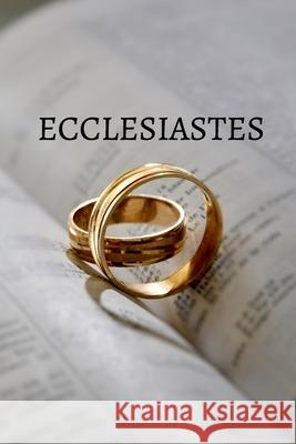 Ecclesiastes Bible Journal Medrano, Shasta 9781006134944 Blurb
